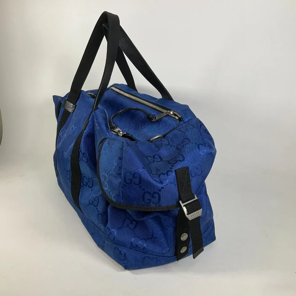 Gucci Off the Grid Duffle Bag GG Monogram Blue